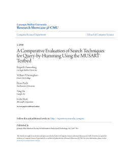 A Comparative Evaluation of Search Techniques for Query