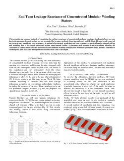 End Turn Leakage Reactance of Concentrated Modular Winding