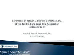 title insurance - Demotech, Inc.