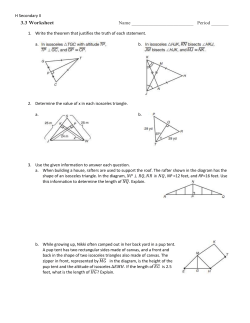 H Secondary II 3.3 Worksheet Name Period ______ Write the