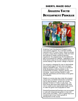 2017 Junior Development Flyer
