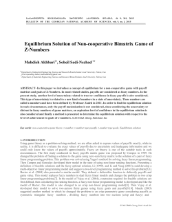 Equilibrium Solution of Non-cooperative Bimatrix Game of Z