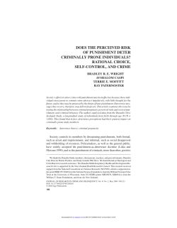 rational choice, self