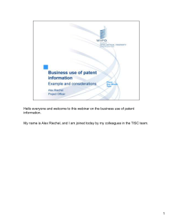 1 Hello everyone and welcome to this webinar on the