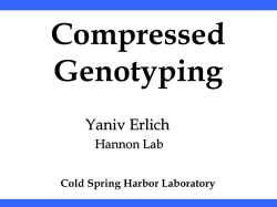Modeling the Noise of Solexa Sequences