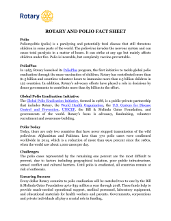 Rotary and Polio