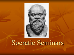 SocraticSeminars - EDU604InstructionalStrategies