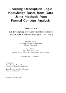 Learning Description Logic Knowledge Bases from