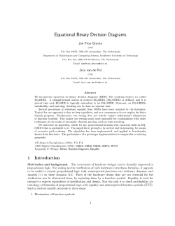 1 Introduction - Formal Methods and Tools