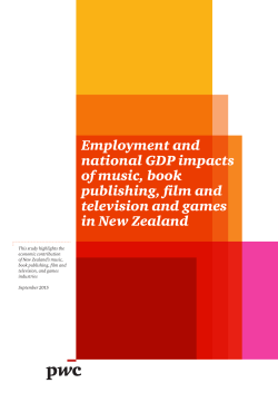 Employment and national GDP impacts of music, book