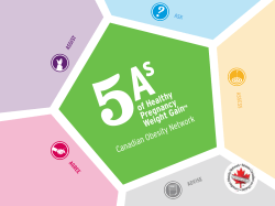 of Healthy Pregnancy Weight Gain