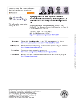 2A Protein and Activating Protein Phosphatase Modulate