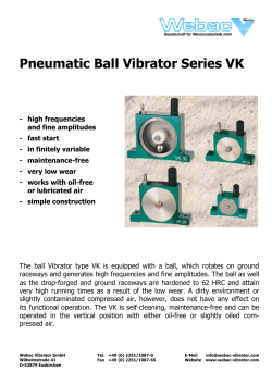 Pneumatic Ball Vibrator Series VK