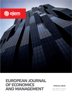 EJEM Journal 2016, Volume 3, No 1