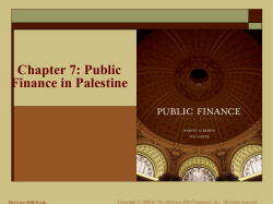 An overview of public finance