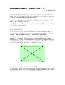 Movement off the Ball