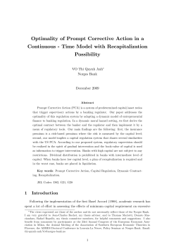 Optimality of Prompt Corrective Action in a Continuous