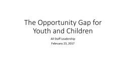 All Staff Feb 2017 - Opportunity Gap for Youth