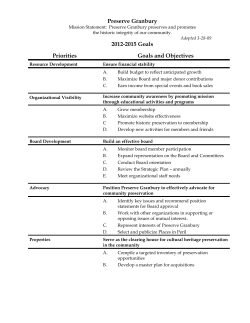 cont. - Preserve Granbury