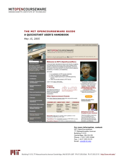 DOC - MIT OpenCourseWare