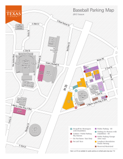 Baseball Parking Map - UT Parking and Transportation.