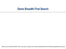 Demo Breadth First Search