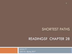 Dijkstra`s shortest path algorithm