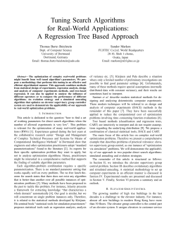 Tuning Search Algorithms for Real