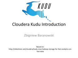 Cloudera Kudu