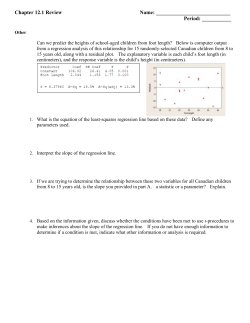 Chapter 12.1 Review Name: Period