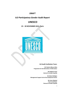 ILO Participatory Gender Audit Report