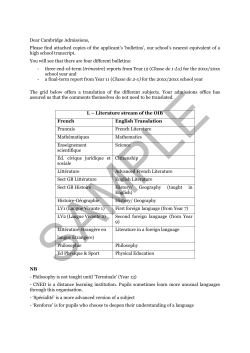 High School Transcript Covering Letter Sample