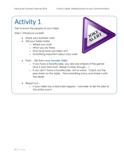 Questions? Comments?