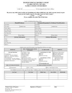 WORD - Clark County Courts