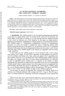 An Output-Sensitive Algorithm for Computing Visibility Graphs