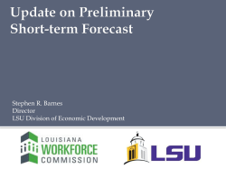 Special Study on Industrial Construction in Louisiana through 2016