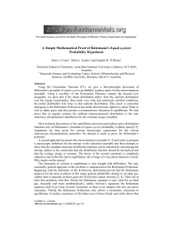 A Simple Mathematical Proof of Boltzmann`s Equal a priori