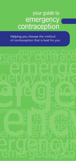 Emergency Contraception