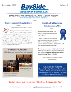Bayside Equestrian Holiday Celebration Next Schooling Show