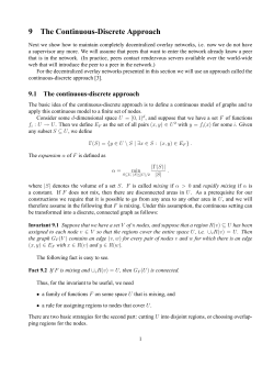 9 The Continuous-Discrete Approach