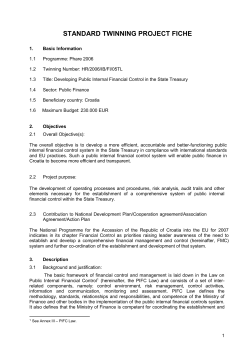 7. Draft annual report on financial management and control