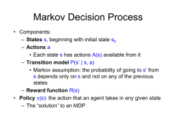 Markov Decision Process