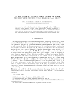 ON THE DELTA SET AND CATENARY DEGREE OF KRULL