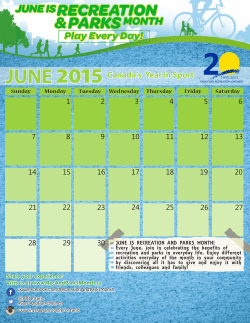 Play Every Day! - Parks and Recreation Ontario