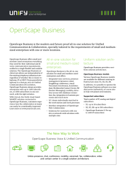 OpenScape Business