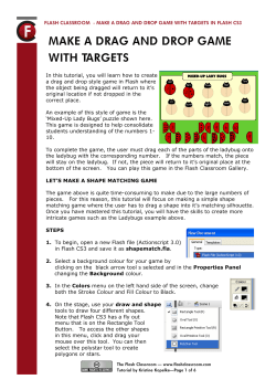 make a drag and drop game with targets