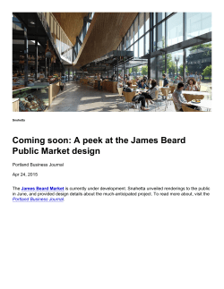 A peek at the James Beard Public Market design