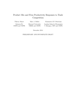 Product Mix and Firm Productivity Responses to Trade