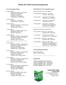 2017-2018 Coaching Assignments - Google Docs