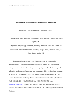 author`s version - Department of Psychology